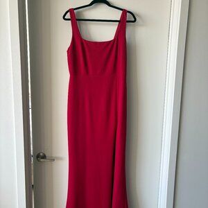 Anthropologie Long Red Wedding and Cocktail Dress